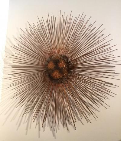 Gilt bronze Iron wall starburst