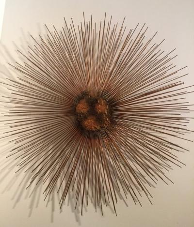 Gilt bronze Iron wall starburst
