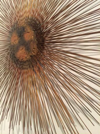 Gilt bronze Iron wall starburst