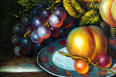 Giltwood Frame Oil Canvas Painting