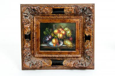 Giltwood Frame Oil Canvas Painting