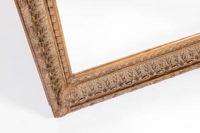 Giltwood Framed Beveled Hanging Wall Mirror