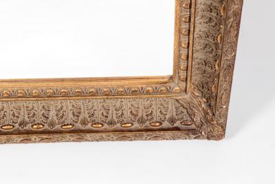 Giltwood Framed Beveled Hanging Wall Mirror
