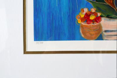 Giltwood Framed Itzchack Tarkay Signed Numbered Serigraph