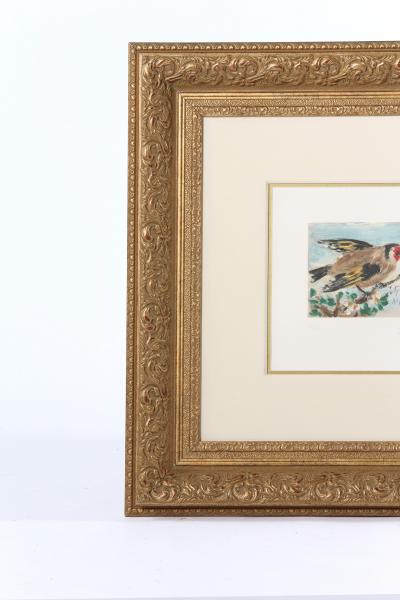 Giltwood Framed Le Oiseau Picasso Lithograph