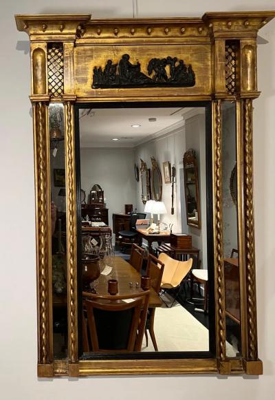 Giltwood Neoclassical Mirror