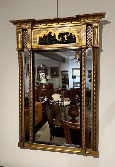 Giltwood Neoclassical Mirror