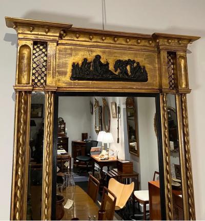 Giltwood Neoclassical Mirror