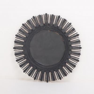 Giltwood and Gesso Sunburst Mirror C 1970