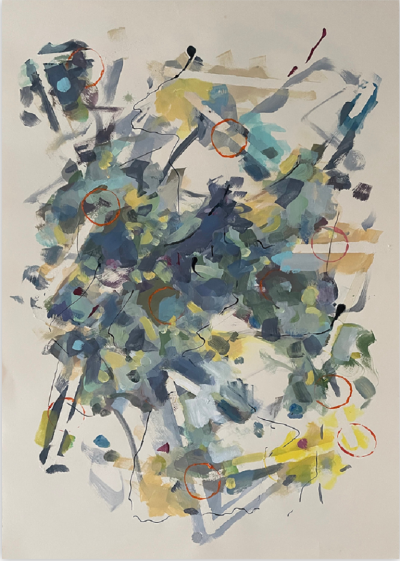 Gina Werfel Balance Abstract painting 2024