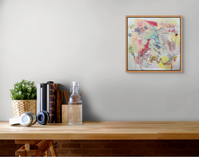 Gina Werfel Companion Abstract painting 2022