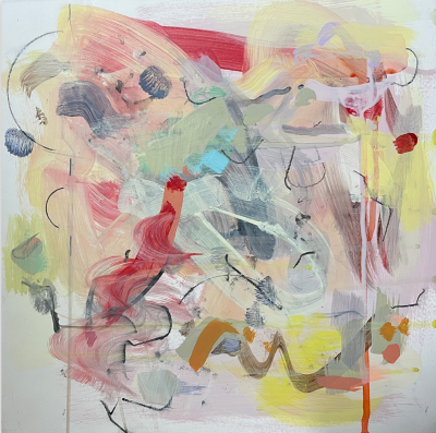 Gina Werfel Companion Abstract painting 2022