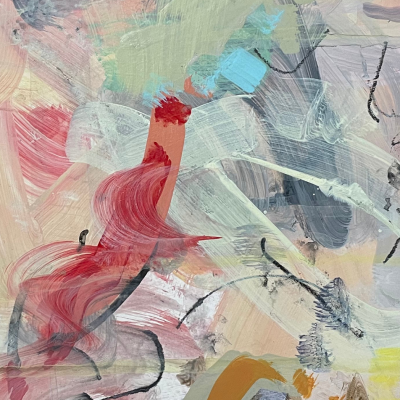 Gina Werfel Companion Abstract painting 2022