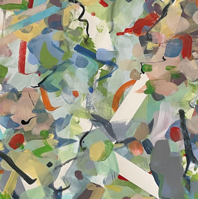 Gina Werfel Early Spring Abstract painting 2024