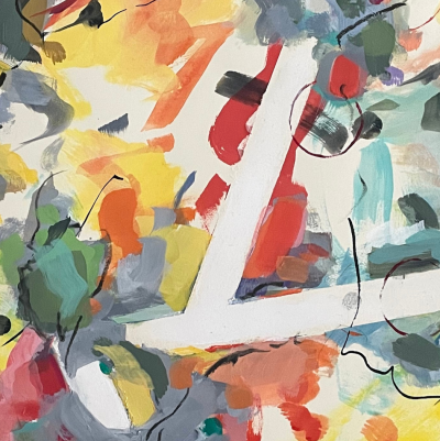 Gina Werfel Spatial sense Abstract painting 2024