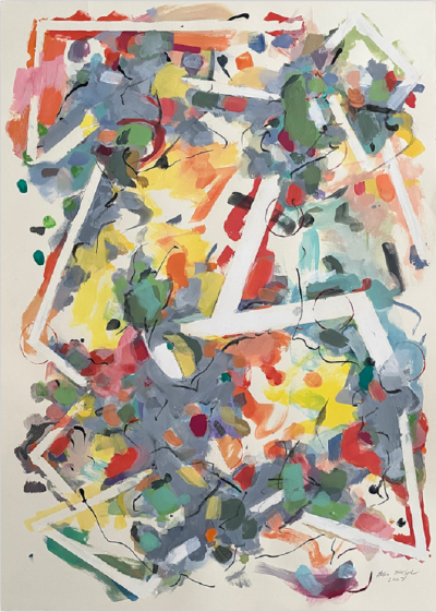 Gina Werfel Spatial sense Abstract painting 2024