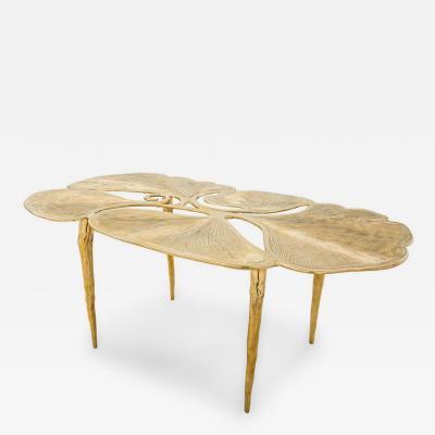 Gingko Biomorphic Bronze Coffee Table