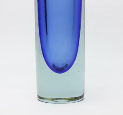 Gino Cenedese Neodymium Alexandrite Art Glass Sommerso Vase by Gino Cenedese 1960 Italy