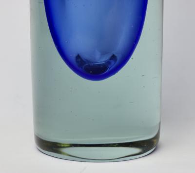 Gino Cenedese Neodymium Alexandrite Art Glass Sommerso Vase by Gino Cenedese 1960 Italy