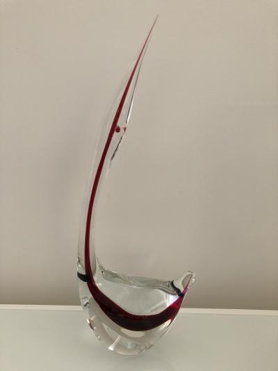 Gino Cenedese Pair Cenedese Glass large Murano birds