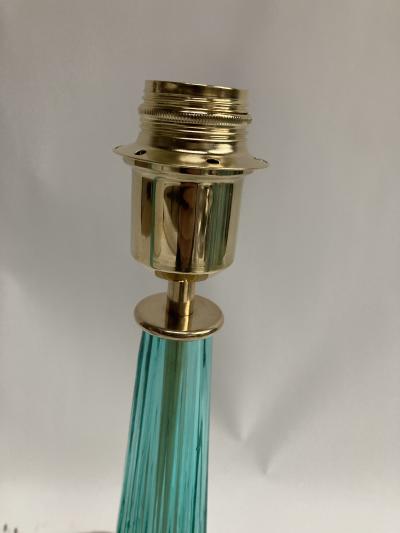 Gino Cenedese Pair of Murano glass Lamps attributed To Gino Cenedese