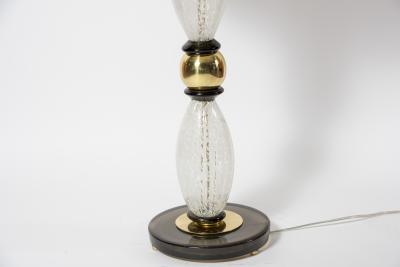 Gino Cenedese Pair of Murano glass lamps in the style of Cenedese