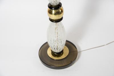 Gino Cenedese Pair of Murano glass lamps in the style of Cenedese