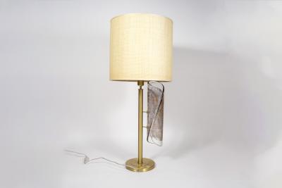 Gino Cenedese Pair of Murano glass lamps in the style of Gino enedese