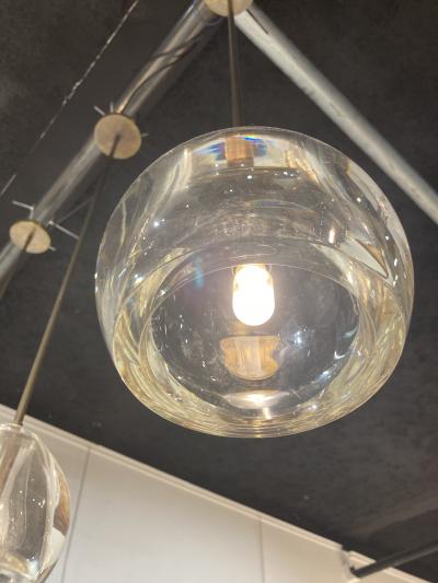 Gino Cenedese Set of 5 Murano glass Pendants in the style oof Gino Cenedese