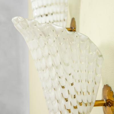 Gino Cenedese Vetreria Gino Cenedese Pair of Wall sconces mod Mezze Fifi