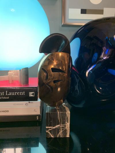 Gino Cortelazzo Gino Cortelazzo abstract sculpture in bronze artists proof Italy 1970s