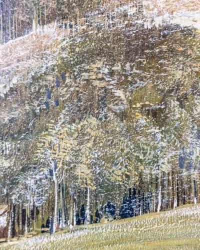Gino Federici Shepherd with Flock Oil on Canvas Signed 20th Century