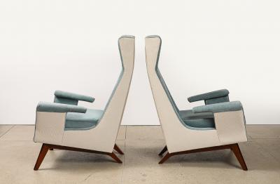 Gino Levi Montalcini Rare Pair of Armchairs by Gino Levi Montalcini