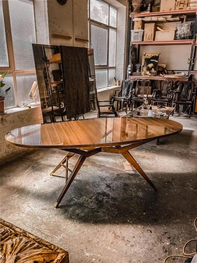 Gino Levi Montalcini Rare prototype Dining centre table