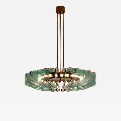 Gino Paroldo Impressive 24 light chandelier Italy c1960