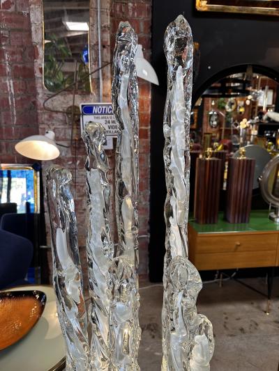 Gino Poli Italian Murano Glass Floor Lamp by Ettore Fantasia Gino Poli for Sothis 1960s