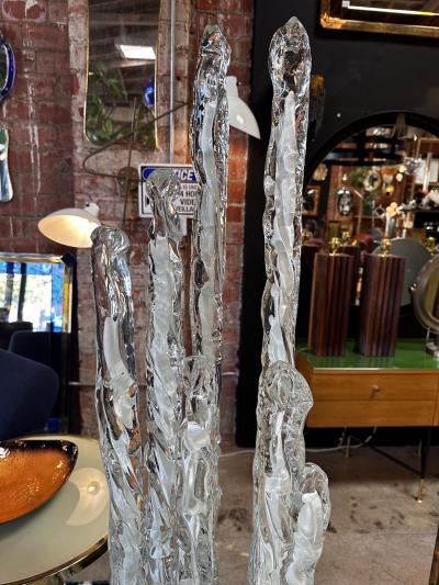 Gino Poli Italian Murano Glass Floor Lamp by Ettore Fantasia Gino Poli for Sothis 1960s