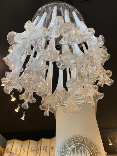 Gino Poli MURANO GLASS CHANDELIER CALLE BY ETTORE FANTASIA AND GINO POLI FOR SOTHIS