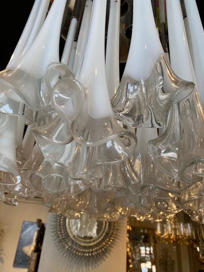 Gino Poli MURANO GLASS CHANDELIER CALLE BY ETTORE FANTASIA AND GINO POLI FOR SOTHIS