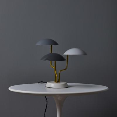 Gino Sarfatti 1950s Gino Sarfatti Tricolore Grey Table Lamp for Arteluce