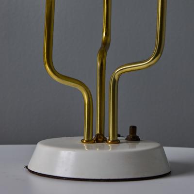 Gino Sarfatti 1950s Gino Sarfatti Tricolore Grey Table Lamp for Arteluce