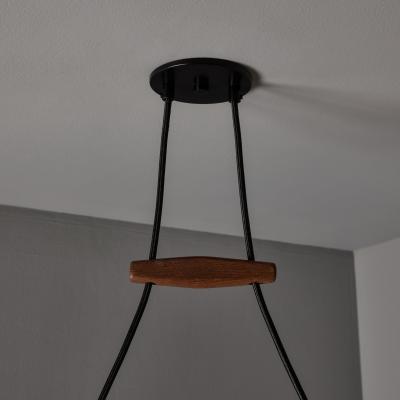 Gino Sarfatti 1960s Gino Sarfatti Metal and Seguso Glass Pendant Chandelier for Arteluce