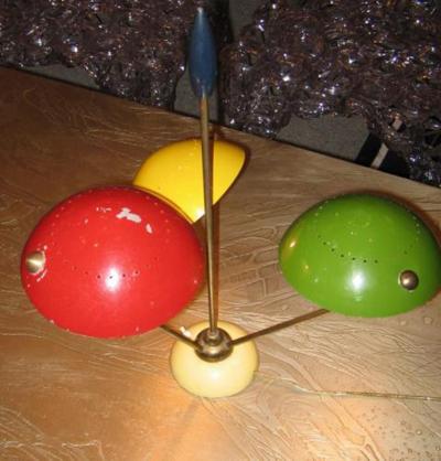 Gino Sarfatti A Very Rare Three Light Table Lamp Model 534 by Gino Sarfatti