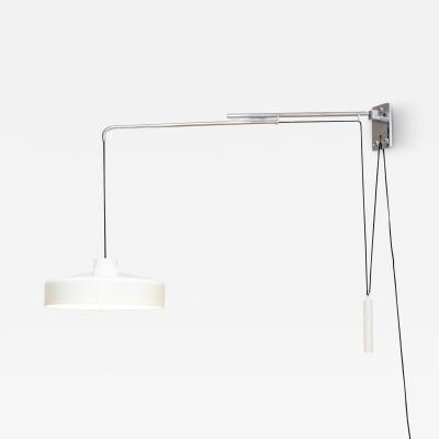 Gino Sarfatti Gino Sarfatti Adjustable Wall Lamp Mod 194 for Arteluce 1950s
