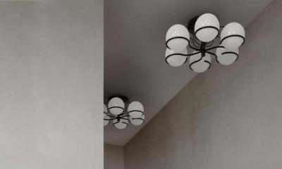 Gino Sarfatti Gino Sarfatti Model 2042 3 Ceiling Light in Black
