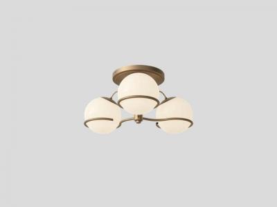 Gino Sarfatti Gino Sarfatti Model 2042 3 Ceiling Light in Black