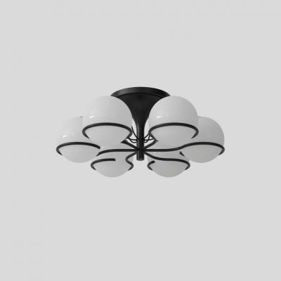 Gino Sarfatti Gino Sarfatti Model 2042 6 Ceiling Light in Black