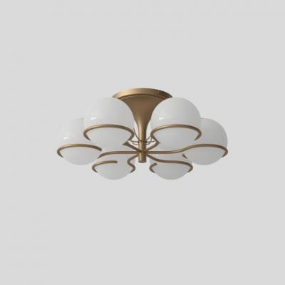 Gino Sarfatti Gino Sarfatti Model 2042 6 Ceiling Light in Black