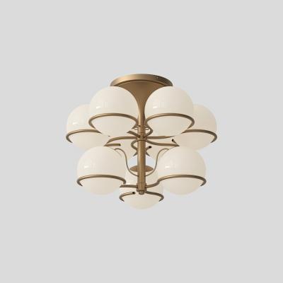 Gino Sarfatti Gino Sarfatti Model 2042 9 Glass Ceiling Light