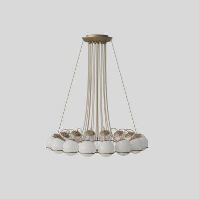 Gino Sarfatti Gino Sarfatti Model 2109 16 14 Glass Chandelier in Black